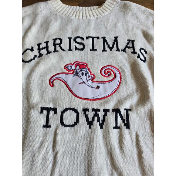 Girls' Disney The Nightmare Before Christmas Sweater - Ivory S - Picture 7 of 7